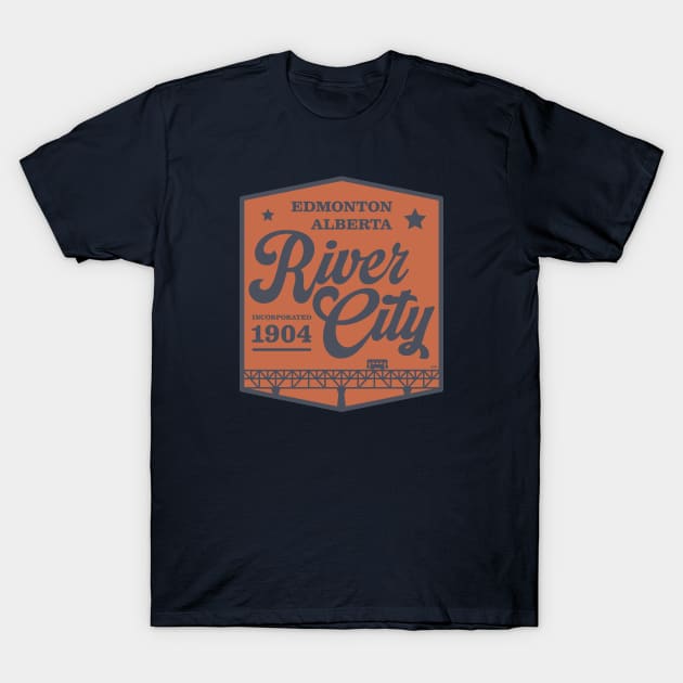 River City (rust) T-Shirt by Sean-Chinery